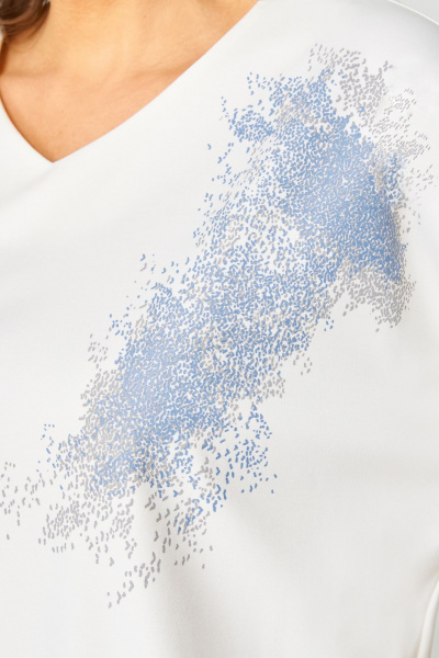 Брюки, туника Мишель стиль 1275 молочно-синий - фото 5