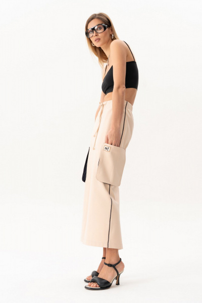 Юбка Luna 215 бежевый - фото 11