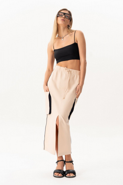 Юбка Luna 215 бежевый - фото 10