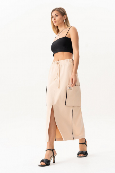 Юбка Luna 215 бежевый - фото 8