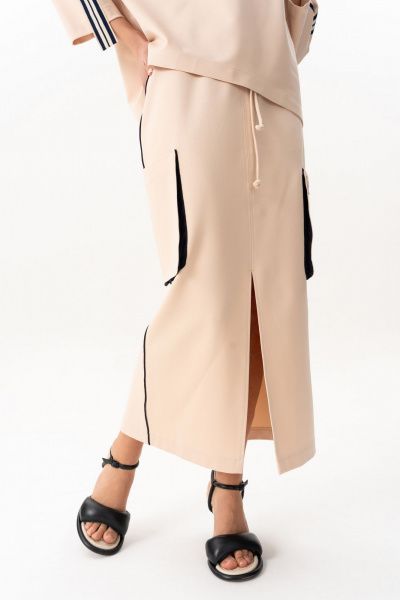 Юбка Luna 215 бежевый - фото 6