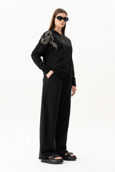 Брюки, свитшот Luna 219 чёрный - фото 14