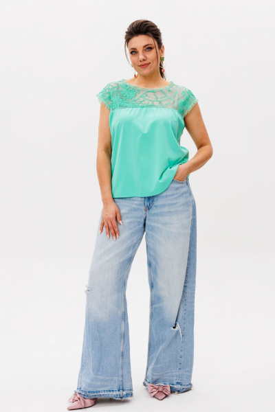 Блуза Anelli 1542 васаби - фото 2