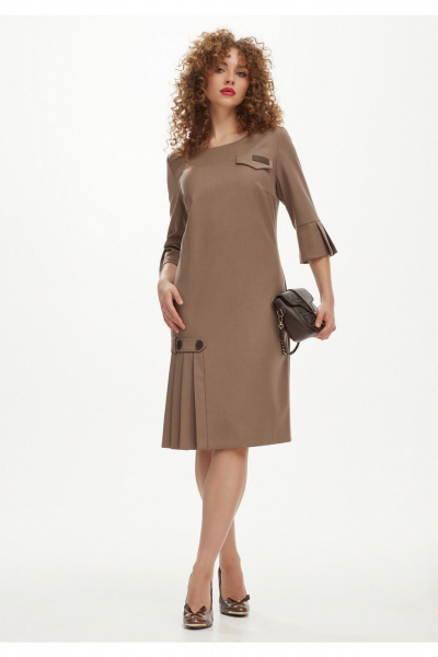 Платье Твой имидж 1956 капучино - фото 1