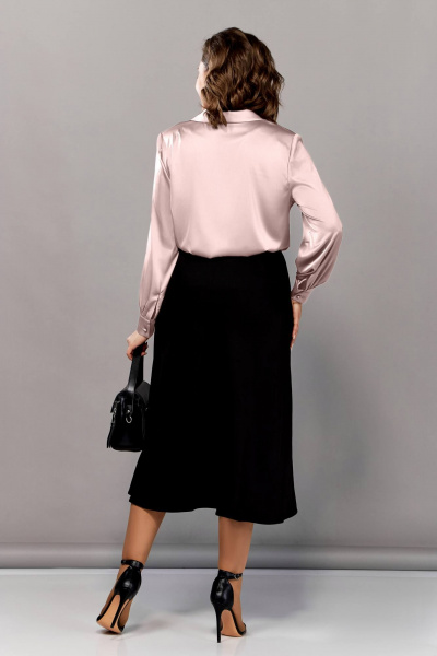 Блуза Ольга Стиль С-911 светло-розовый - фото 2