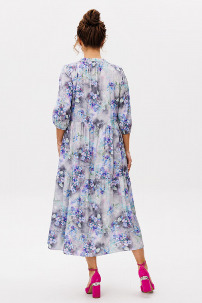Платье Mubliz 257 голубой-цветы - фото 21