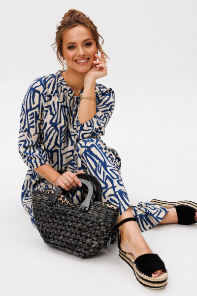 Платье Mubliz 257 синий - фото 14