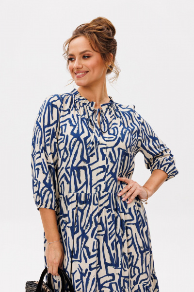 Платье Mubliz 257 синий - фото 9