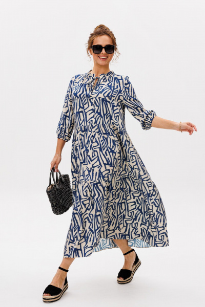 Платье Mubliz 257 синий - фото 8