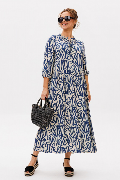 Платье Mubliz 257 синий - фото 1