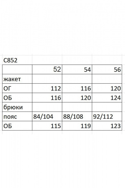 Брюки, жакет Ольга Стиль С-852 серо-зеленый - фото 6