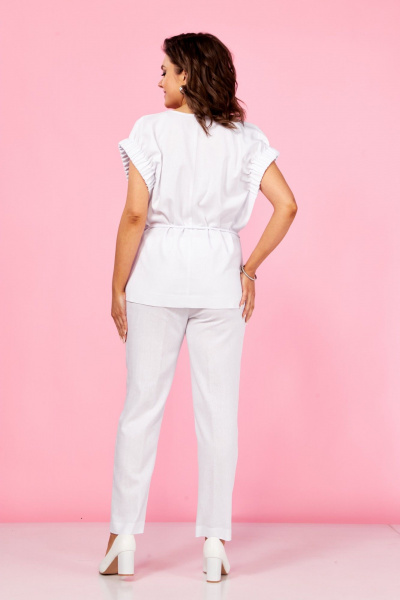 Брюки, туника SVT-fashion 620 белый - фото 3