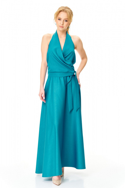 Топ, юбка T&N 7633 бирюза - фото 10