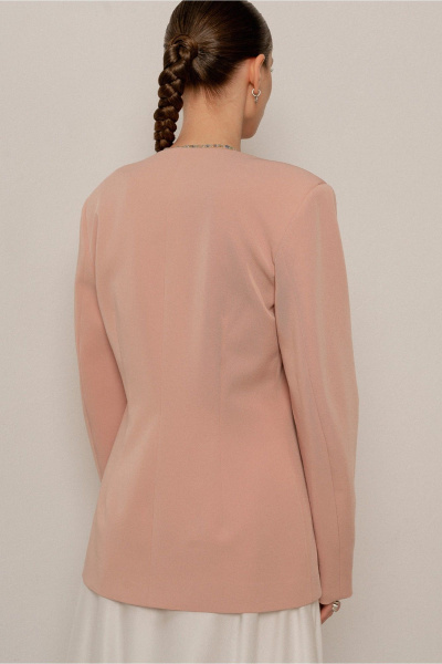 Жакет JRSy 2490 пыльно-розовый - фото 3