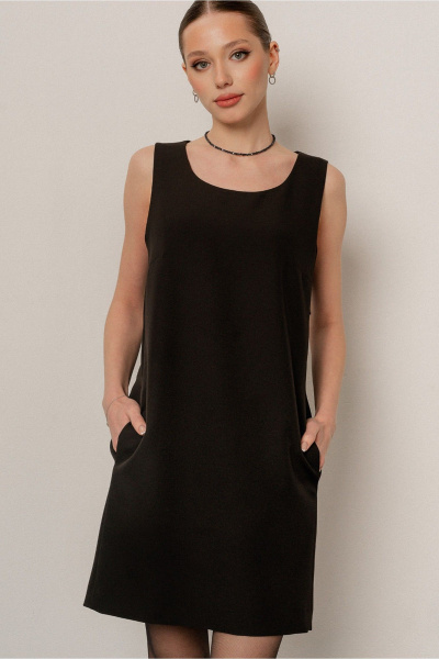 Платье JRSy 2556 черное - фото 2