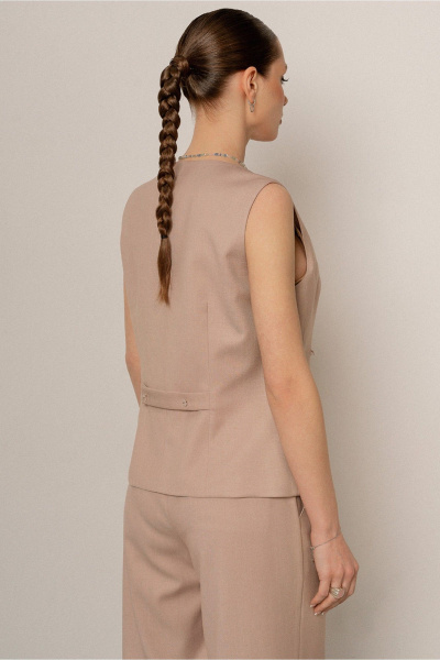 Жилет JRSy 2557 бежевый - фото 4