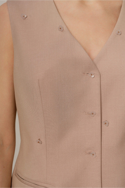 Жилет JRSy 2557 бежевый - фото 3