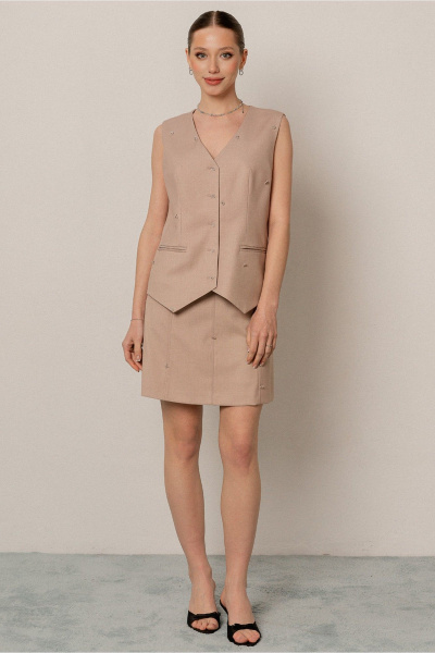 Юбка JRSy 2559 бежевый - фото 1