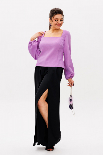 Блуза Anelli 1531 фиалка - фото 6