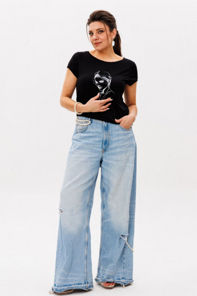 Футболка Anelli 1545 бэд_барби - фото 6