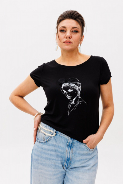 Футболка Anelli 1545 бэд_барби - фото 5