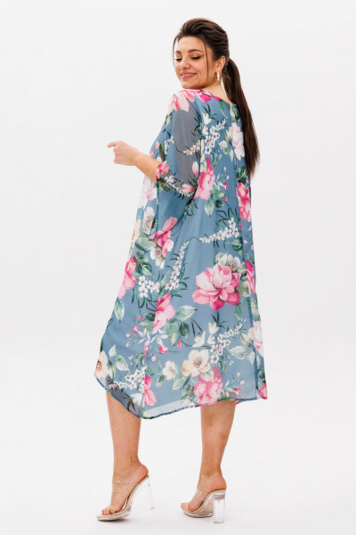 Платье Anelli 1559 цветок_миндаля - фото 4