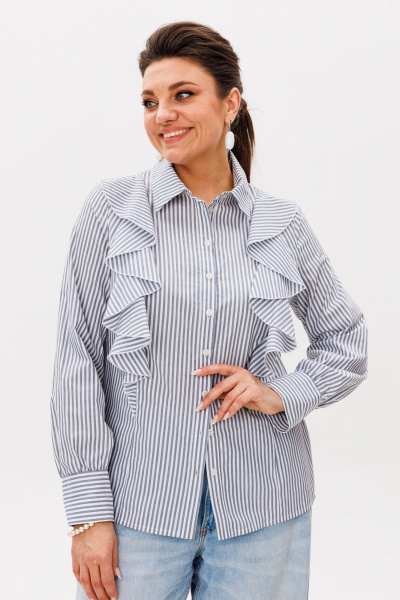 Рубашка Anelli 1532 вертикаль_волн - фото 3
