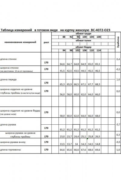 Куртка КАЛИНКА ВС-4072-О23 черный - фото 1