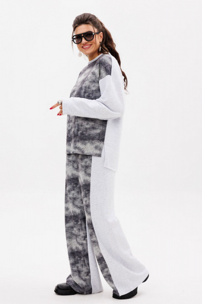 Брюки, джемпер Anelli 1526 рябчик - фото 9