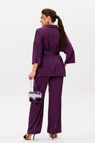 Блуза, брюки Anelli 1558 пурпур - фото 3