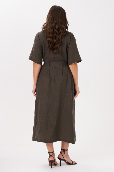 Платье Панда 17280 коричневый - фото 4