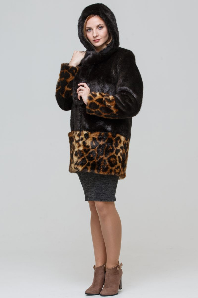 Шуба Зима Фэшн Classic-1-03/1-12 коричневый_под_норку - фото 10