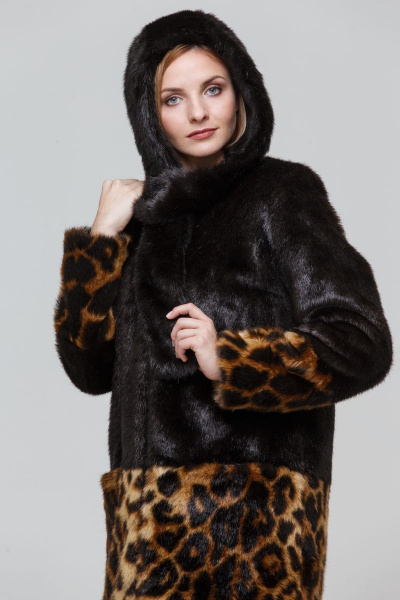 Шуба Зима Фэшн Classic-1-03/1-12 коричневый_под_норку - фото 7