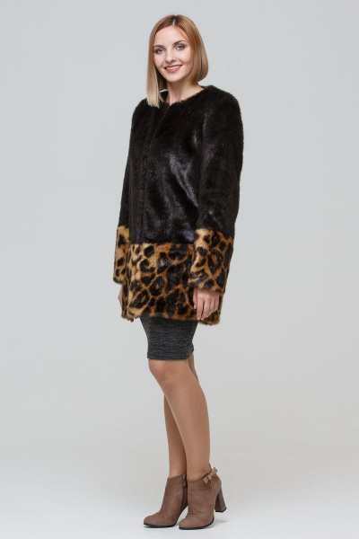 Шуба Зима Фэшн Classic-1-03/1-12 коричневый_под_норку - фото 6