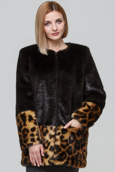 Шуба Зима Фэшн Classic-1-03/1-12 коричневый_под_норку - фото 3