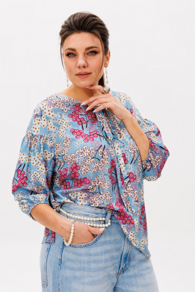 Блуза Anelli 1548 рябина - фото 5