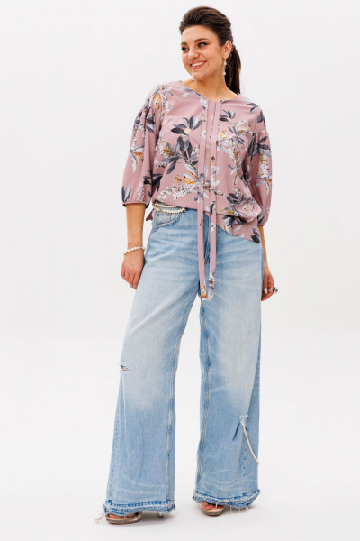 Блуза Anelli 1548 протея - фото 4