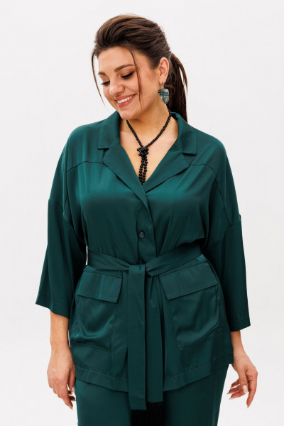 Блуза, брюки Anelli 1558 изумрудный_город - фото 6