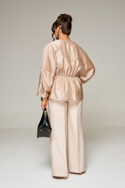 Блуза, брюки, топ Beautiful&Free 6322 бежевый - фото 8