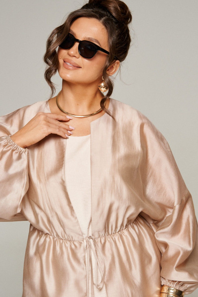 Блуза, брюки, топ Beautiful&Free 6322 бежевый - фото 7