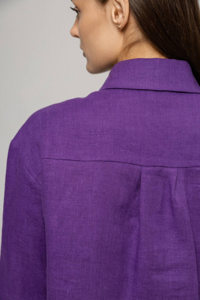 Брюки, рубашка Twok 110203 фиалковый - фото 7