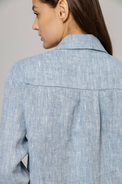 Брюки, рубашка Twok 110205 цвет воды - фото 6