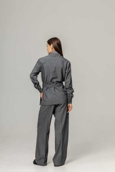 Брюки, рубашка Twok 222011 серый - фото 6
