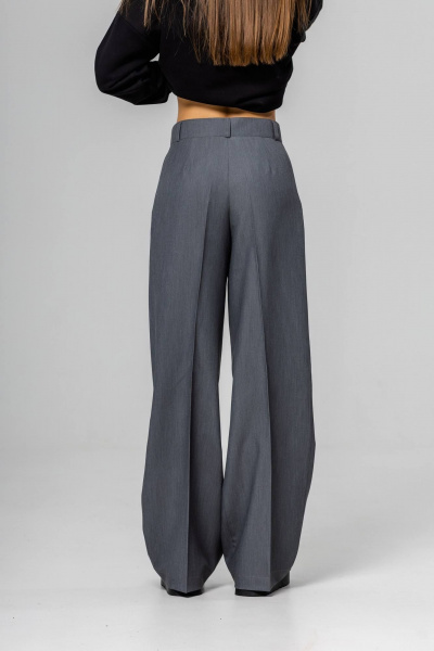 Брюки Twok 222012 серый - фото 2