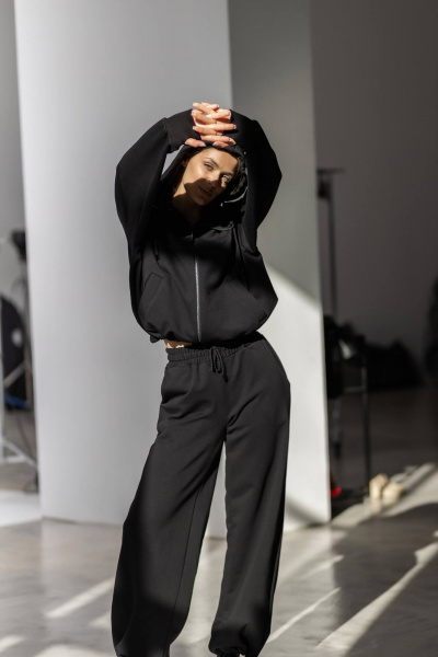 Брюки, бомбер Twok 330802 черный - фото 9