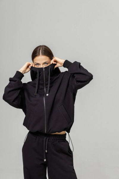 Брюки, бомбер Twok 330802 черный - фото 2