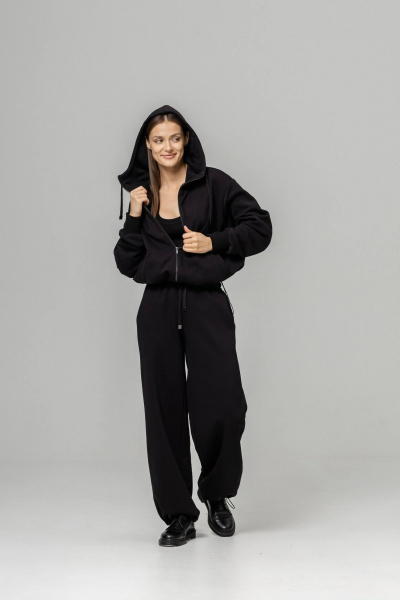 Брюки, бомбер Twok 330802 черный - фото 6