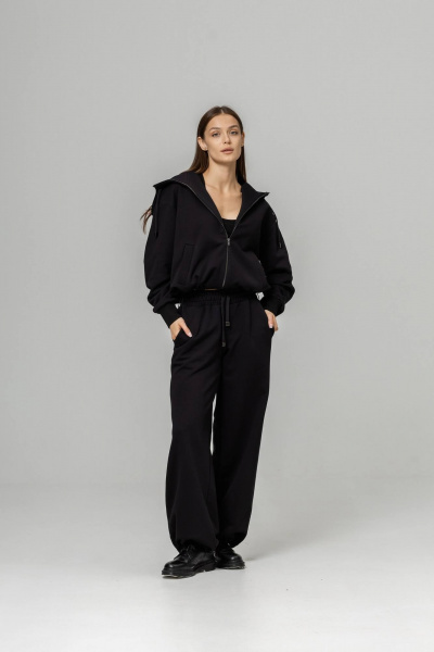 Брюки, бомбер Twok 330802 черный - фото 4