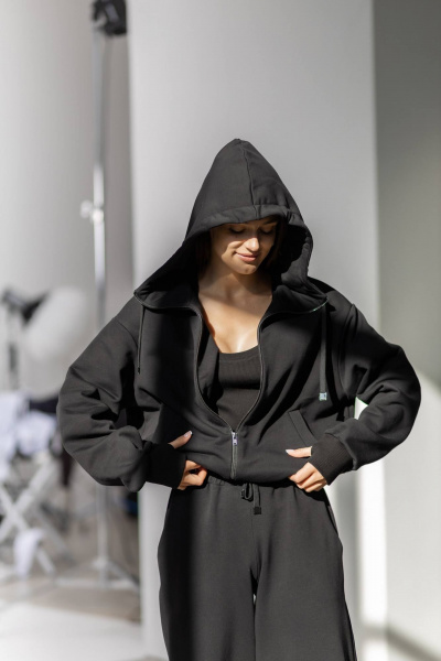 Брюки, бомбер Twok 330802 черный - фото 3