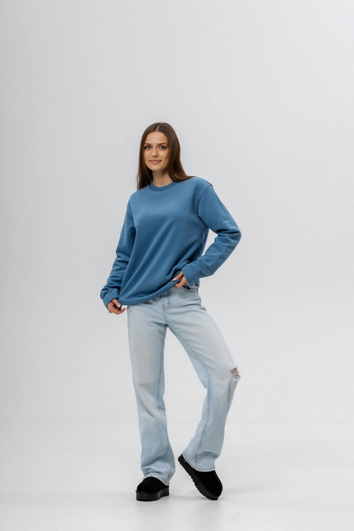 Лонгслив Twok 400707 деним - фото 5